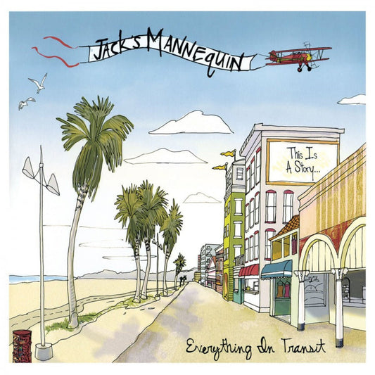Jack’s Mannequin Everything In Transit LP on black vinyl with insert included.