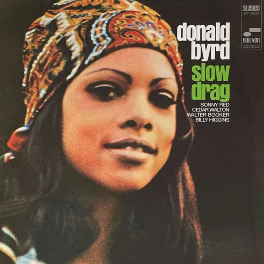 Collectible Donald Byrd album Slow Drag highlighting his signature trumpet work