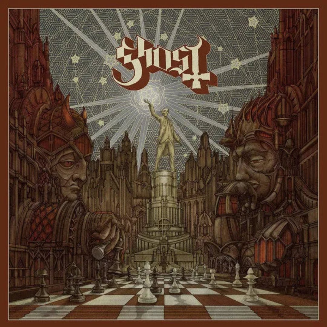 Ghost Popestar 12 inch single vinyl artwork with gothic rock design