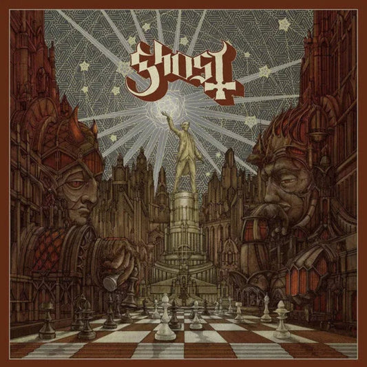 Ghost Popestar 12 inch single vinyl artwork with gothic rock design