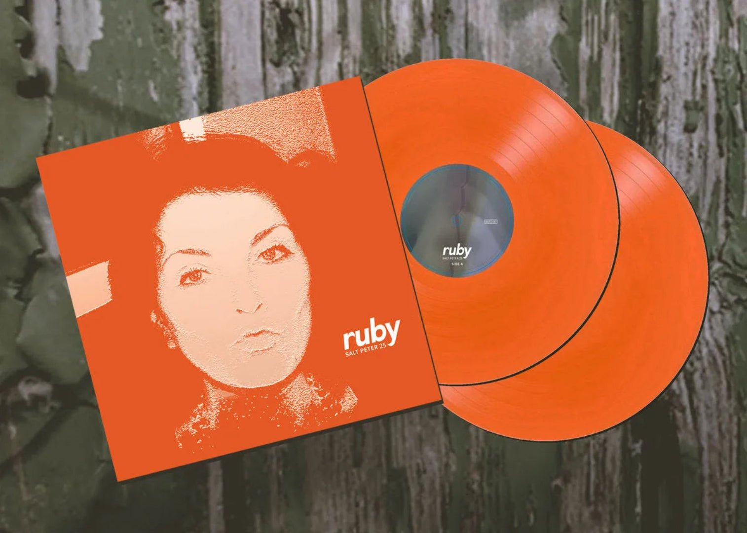 Ruby Salt Peter 25 double LP vinyl with bold artwork by Henry Faber