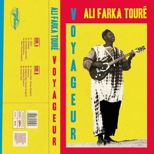Ali Farka Toure Voyageur LP featuring desert blues and West African guitar music
