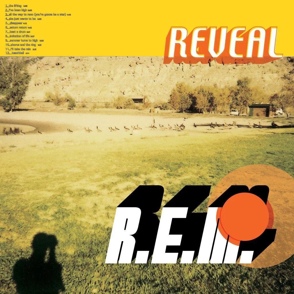 R.E.M. Reveal LP 180g vinyl album front cover artwork with full-color design and insert
