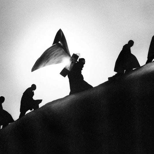 James Blake Playing Robots Into Heaven album blending electronic, soul, and experimental sounds.