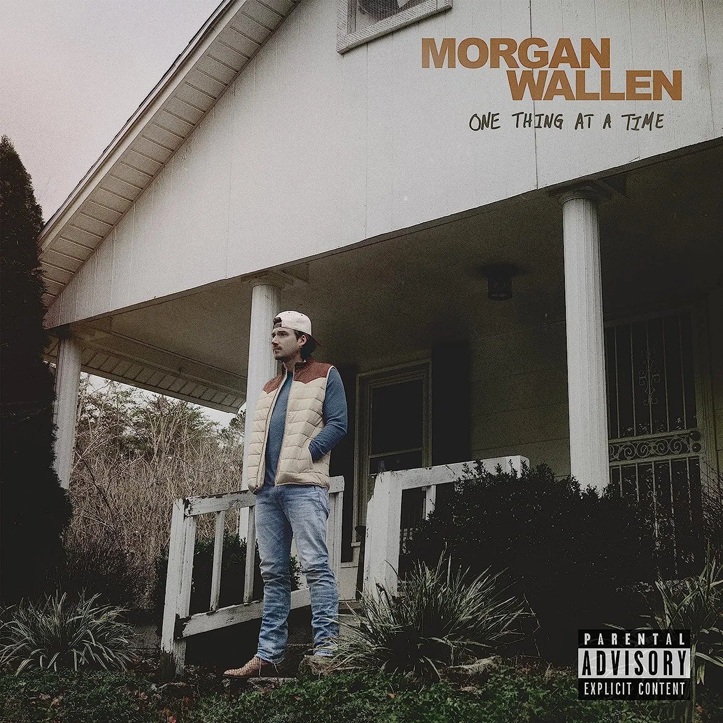 Morgan Wallen – One Thing At A Time triple white vinyl LP cover