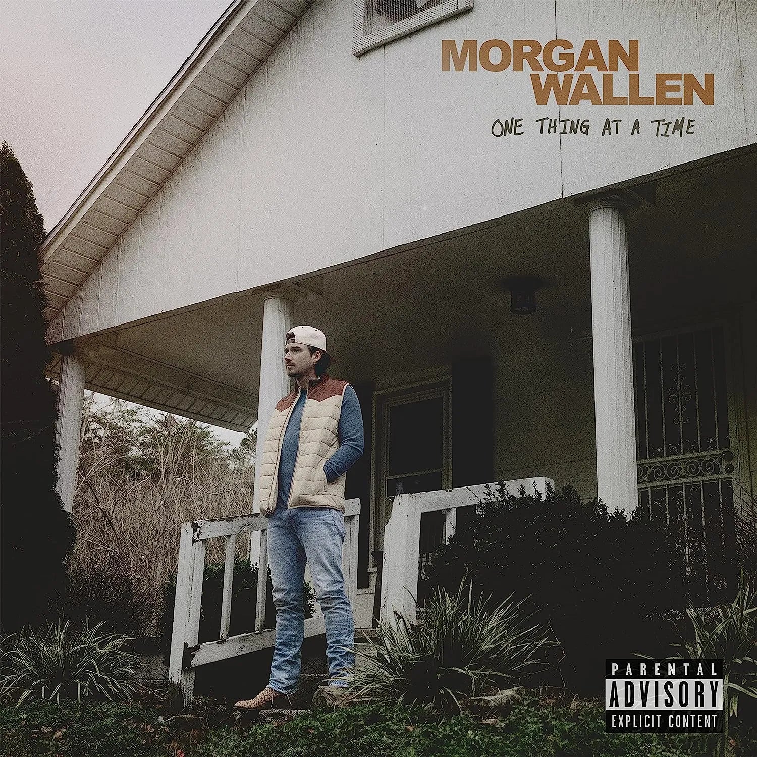 Morgan Wallen – One Thing At A Time triple white vinyl LP cover