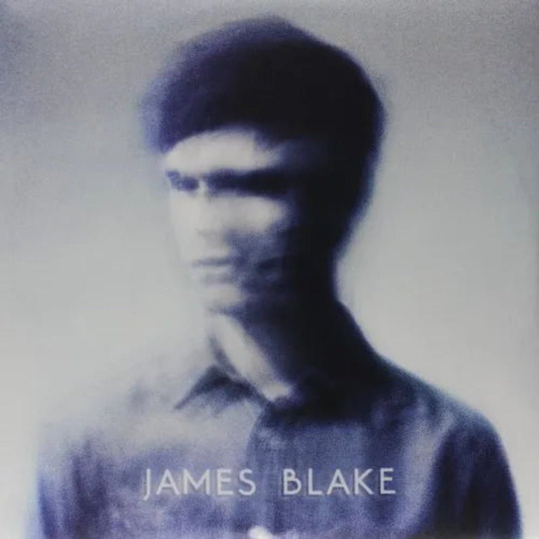 James Blake self-titled album featuring minimalist electronic production and soulful vocals.