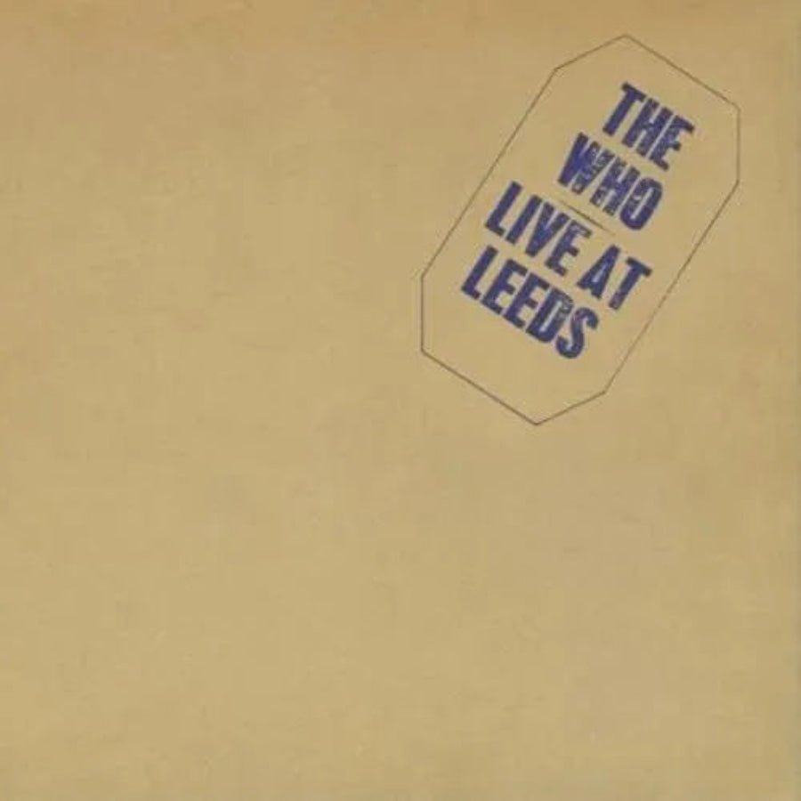 The Who Live At Leeds 180g vinyl LP front cover design 1970
