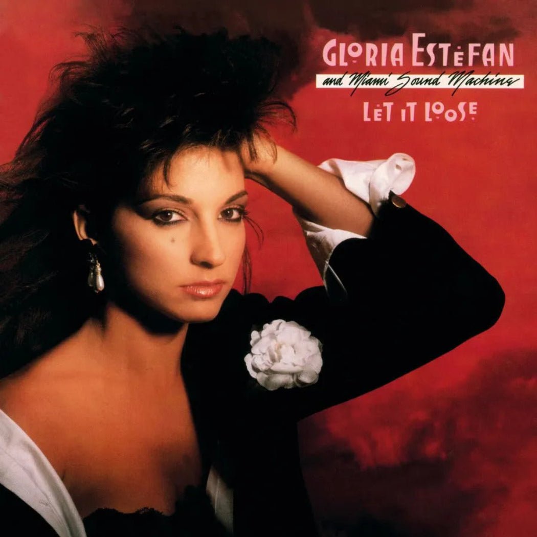 Let It Loose vinyl album by Gloria Estefan & Miami Sound Machine, limited red edition.
