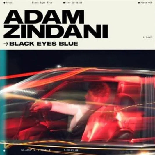 Adam Zindani Black Eyes Blue album cover featuring the Stereophonics guitarist
