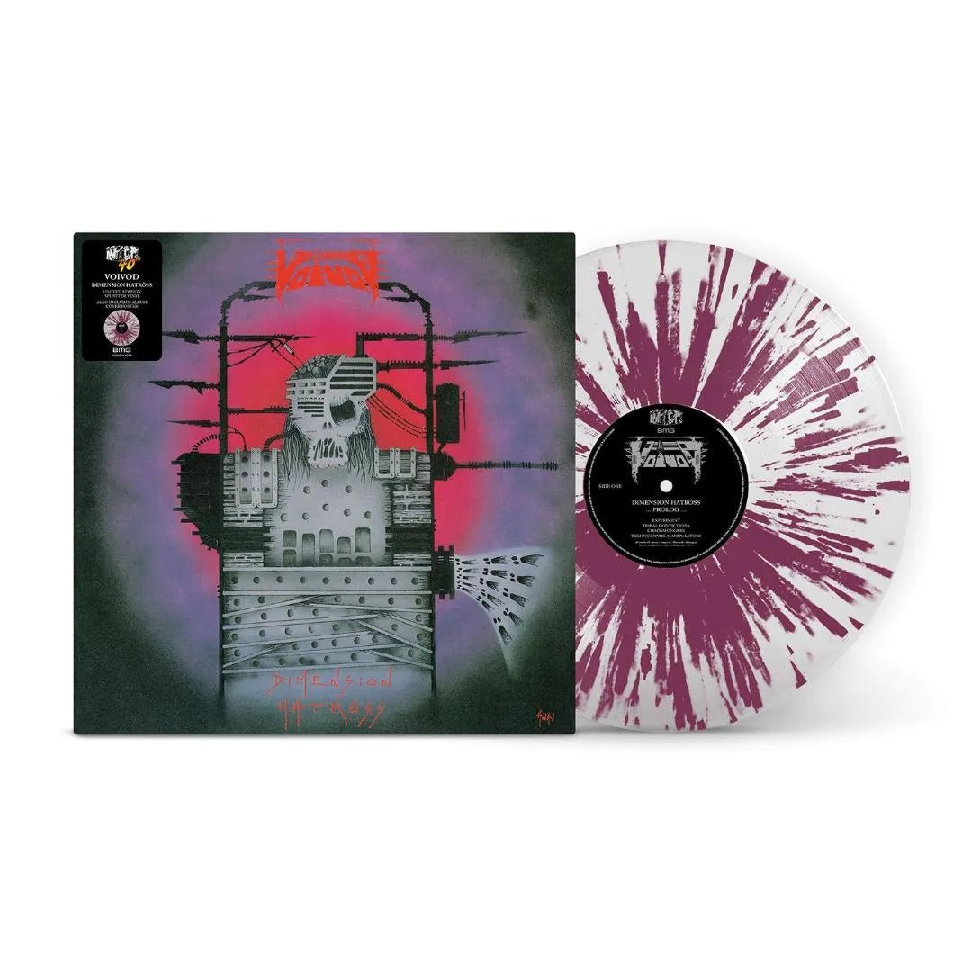 Dimension Hatross Voivod LP with iconic Michel Langevin sci-fi illustration