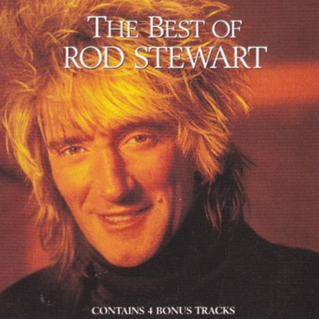 Rod Stewart The Best Of CD album featuring classic hits and fan favourites