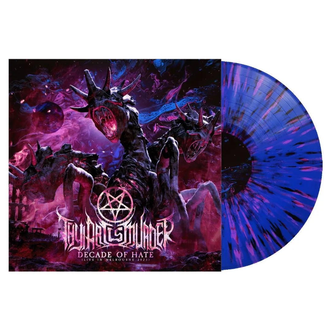 Thy Art Is Murder - Decade Of Hate LP Blue & Pink Splatter Vinyl - 2 - LP - Orchard Records