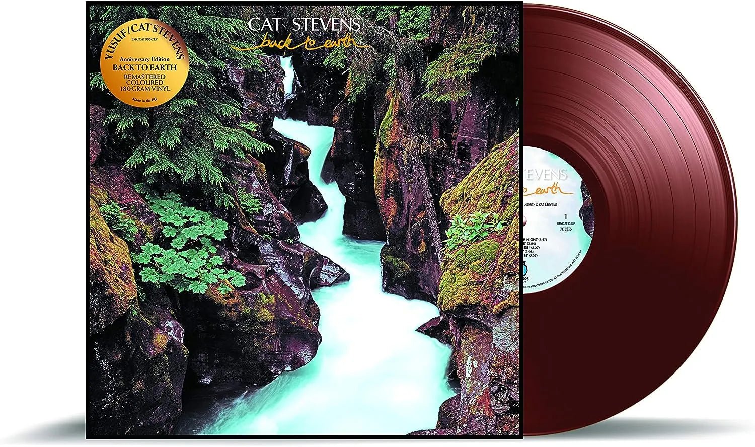 Cat Stevens - Back To Earth LP Rosewood Vinyl - 2 - LP - Orchard Records