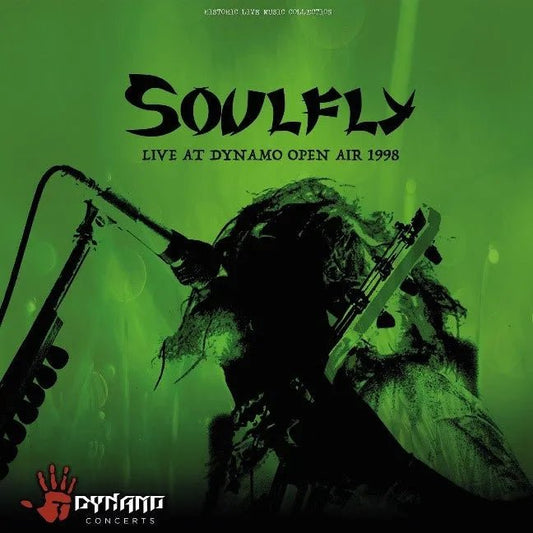 Soulfly - Live At Dynamo Open Air 1998 2 LP Set Green & Yellow Marbled Vinyl - 1 - LP - Orchard Records