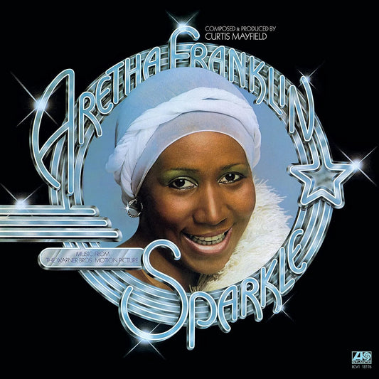 Clear vinyl LP of Aretha Franklin – Sparkle (1976 soundtrack)