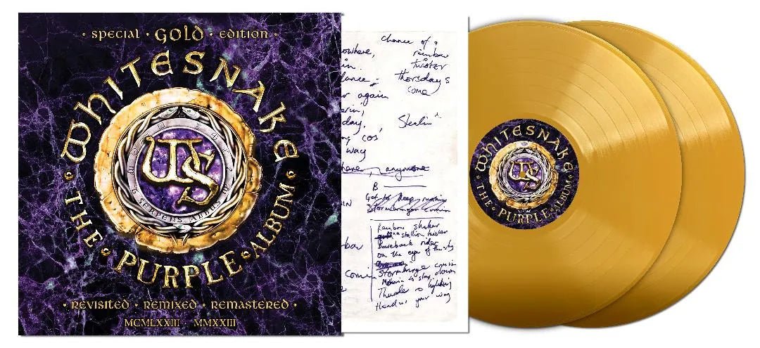 Whitesnake - The Purple Album: Special Gold Edition 2 LP Set Gold Vinyl - 2 - LP - Orchard Records