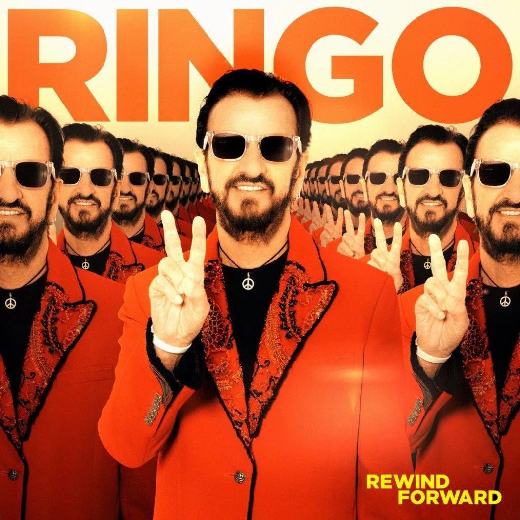 Ringo Starr Rewind Forward EP cover artwork featuring Paul McCartney and All-Starr Band
