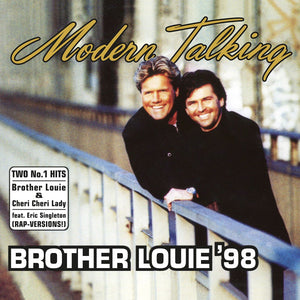 Modern Talking - Brother Louie '98 (MOV12066) 12" Single Yellow & White Marbled Vinyl