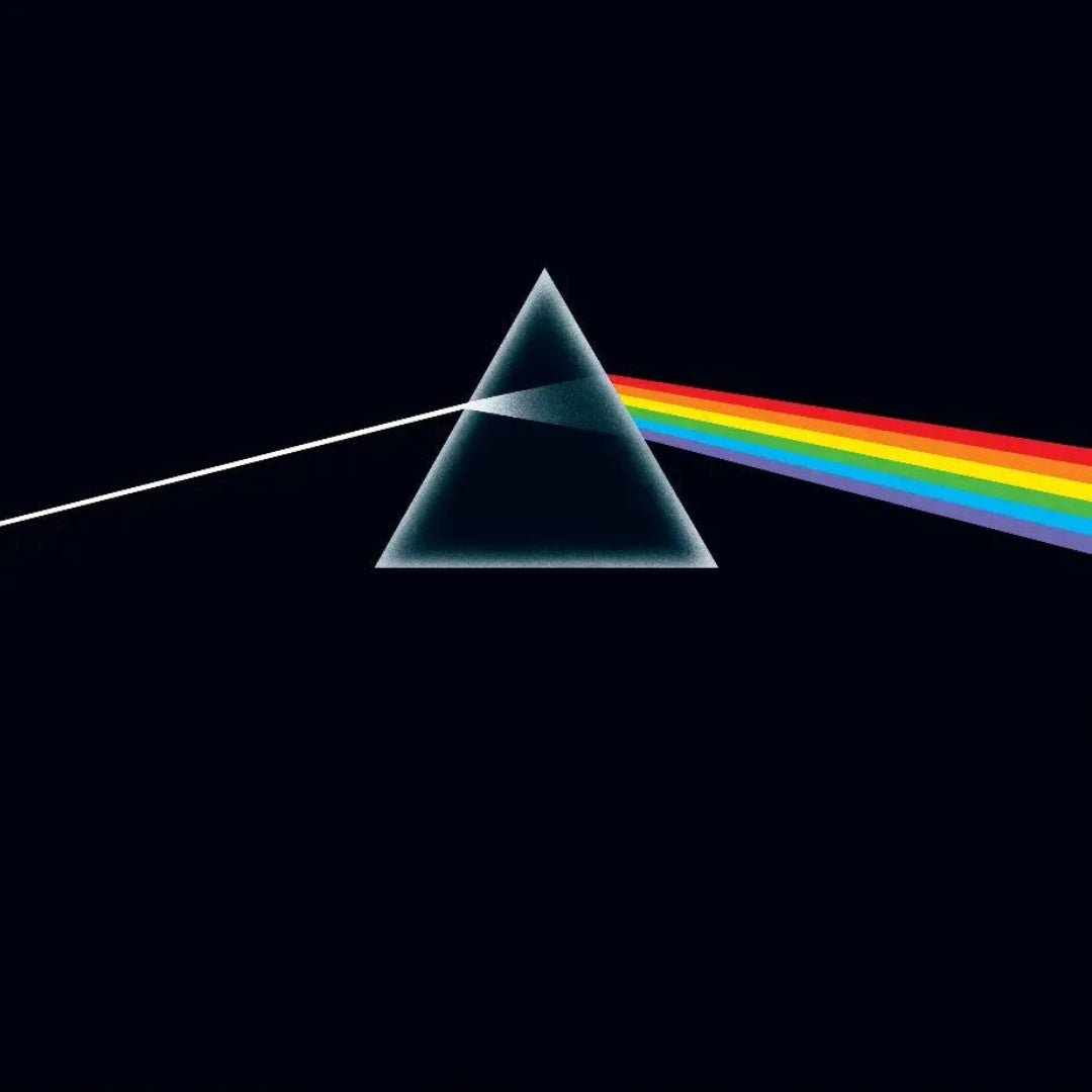 Pink Floyd Dark Side of the Moon 50th Anniversary CD with iconic prism spectrum artwork