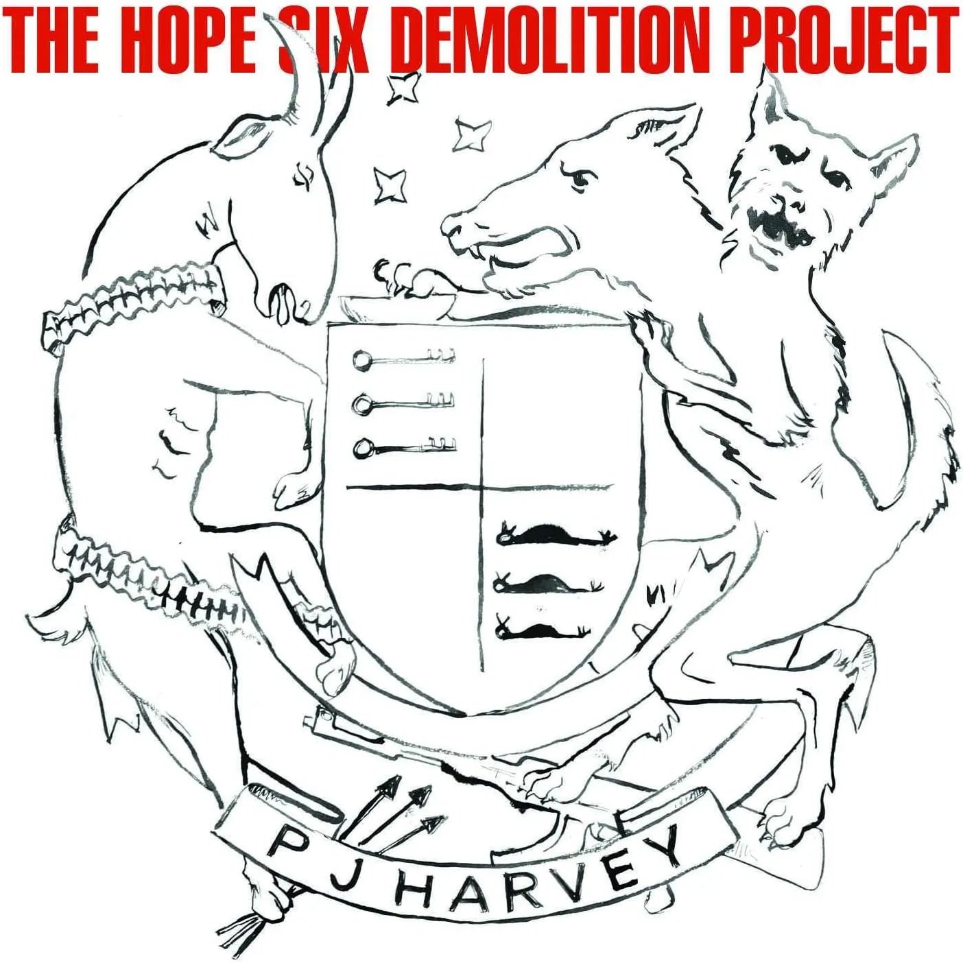 PJ Harvey The Hope Six Demolition Project 180g black vinyl LP in gatefold sleeve with poster.