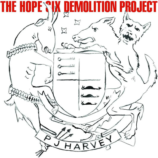 PJ Harvey The Hope Six Demolition Project 180g black vinyl LP in gatefold sleeve with poster.