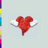 Front cover of Kanye West 808s & Heartbreak 2 LP vinyl album artwork