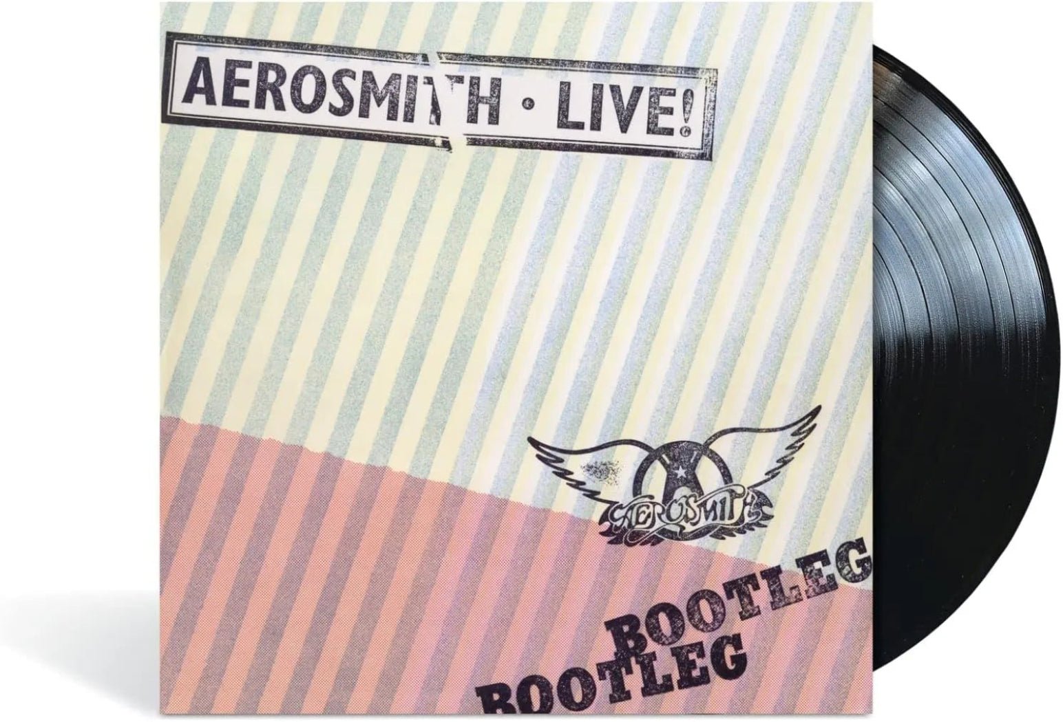 Live! Bootleg 180g vinyl by Aerosmith remastered classic 1978 live album cover

