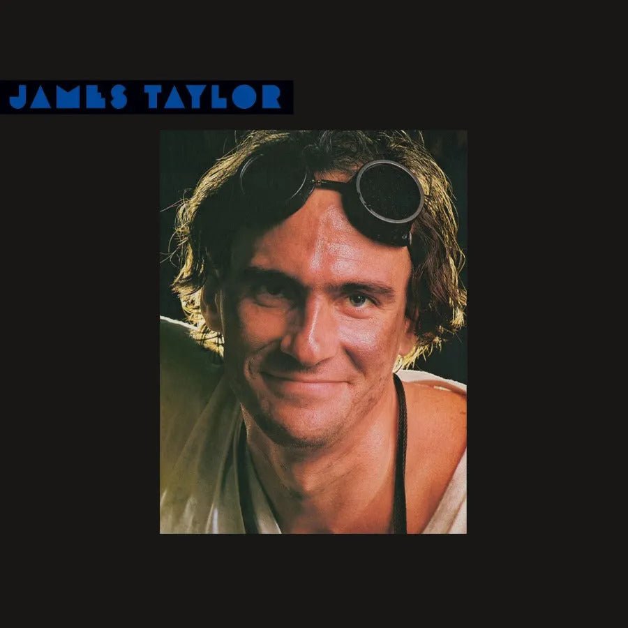 James Taylor Dad Loves His Work limited blue vinyl LP cover