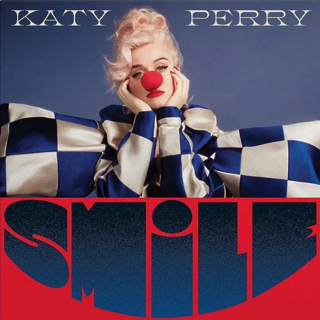 Katy Perry Smile LP on cream vinyl with vibrant pop album artwork