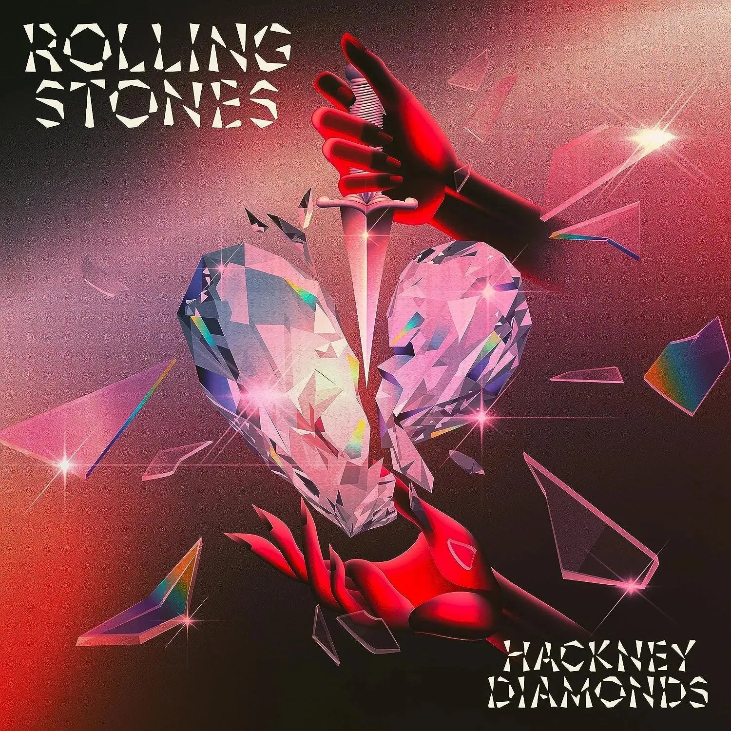 The Rolling Stones Hackney Diamonds album cover artwork Polydor Records