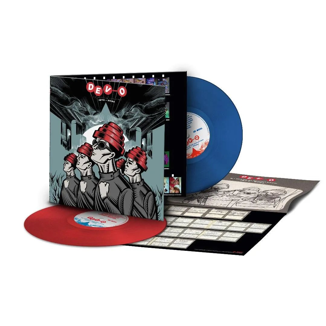 Devo - 50 Years Of De - evolution 1973 - 2023 2 LP Set Red & Blue Vinyl - 2 - LP - Orchard Records