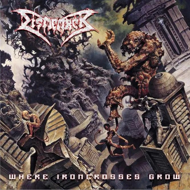 Dismember - Where Ironcrosses Grow LP Sand Marble Vinyl - 1 - LP - Orchard Records
