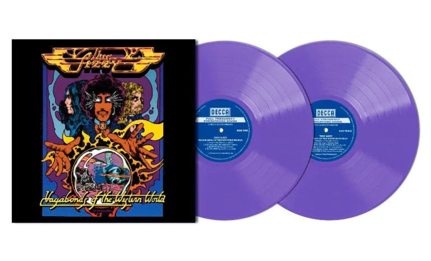 Thin Lizzy - Vagabonds of the Western World 2 LP Set Purple Vinyl - 2 - LP - Orchard Records