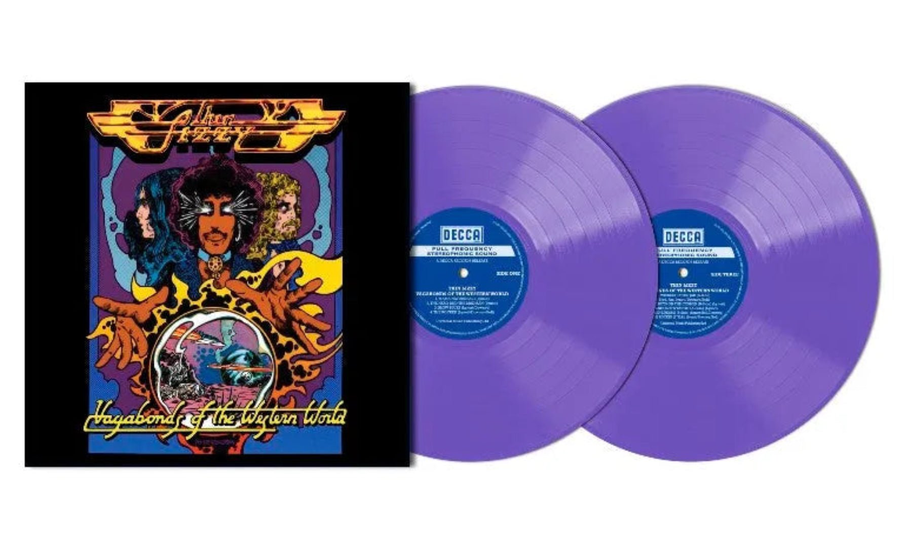 Thin Lizzy - Vagabonds of the Western World 2 LP Set Purple Vinyl - 2 - LP - Orchard Records