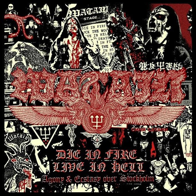 Watain - Die In Fire - Live In Hell CD - 1 - CD - Orchard Records