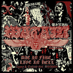 Watain - Die In Fire - Live In Hell (2962921) Yellow & Red Vinyl 2 LP Set