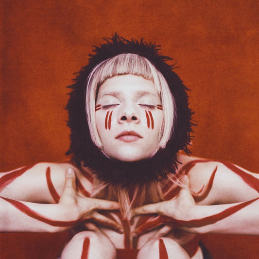 Aurora Infections of a Different Kind LP cover with abstract artistic portrait