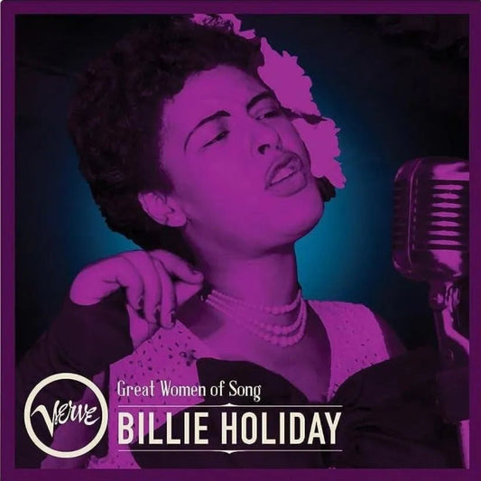 Billie Holiday delivering iconic jazz vocals on Great Women Of Song compilation.