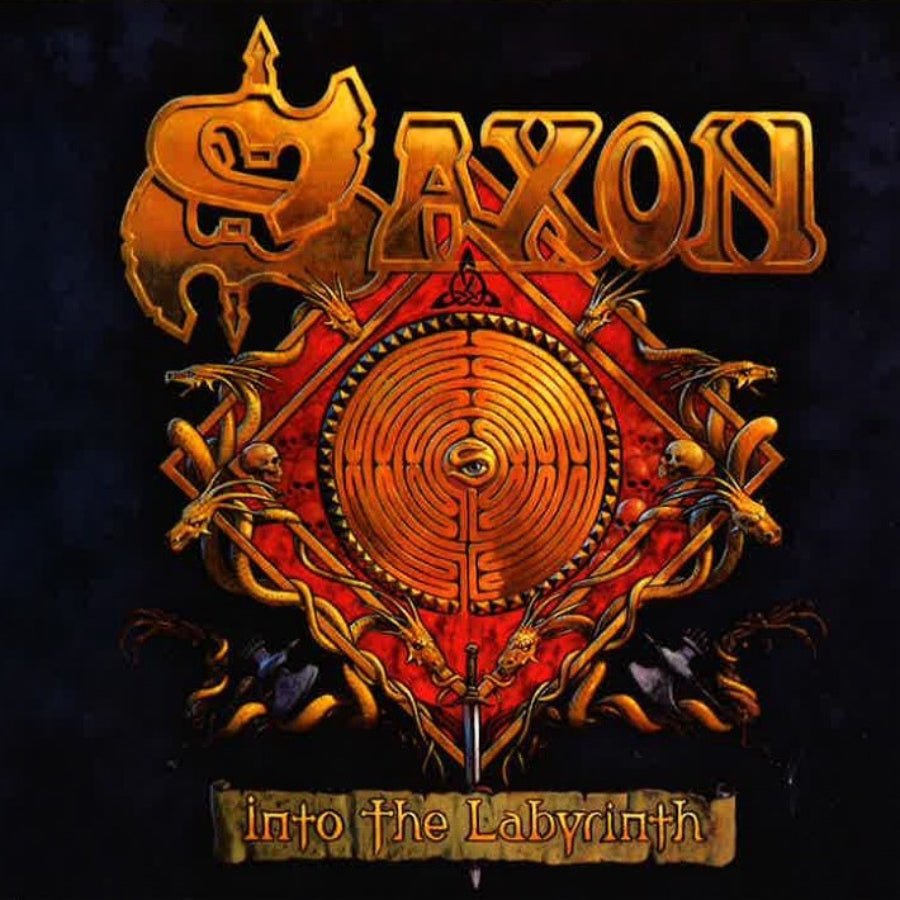 Saxon Into The Labyrinth album, classic N.W.O.B.H.M. heavy metal release