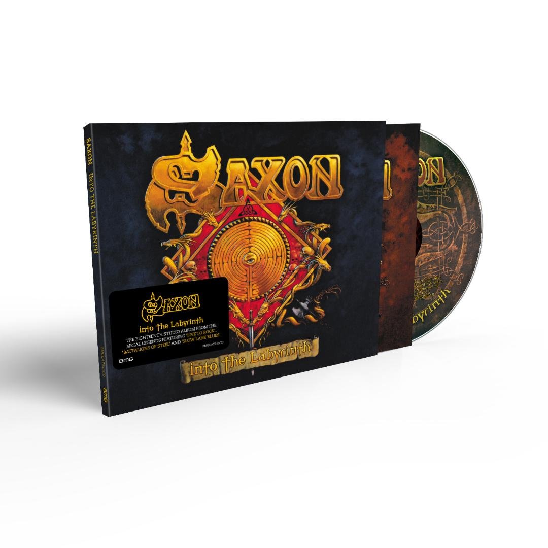Into The Labyrinth by Saxon, featuring Valley of the Kings and Battalions of Steel