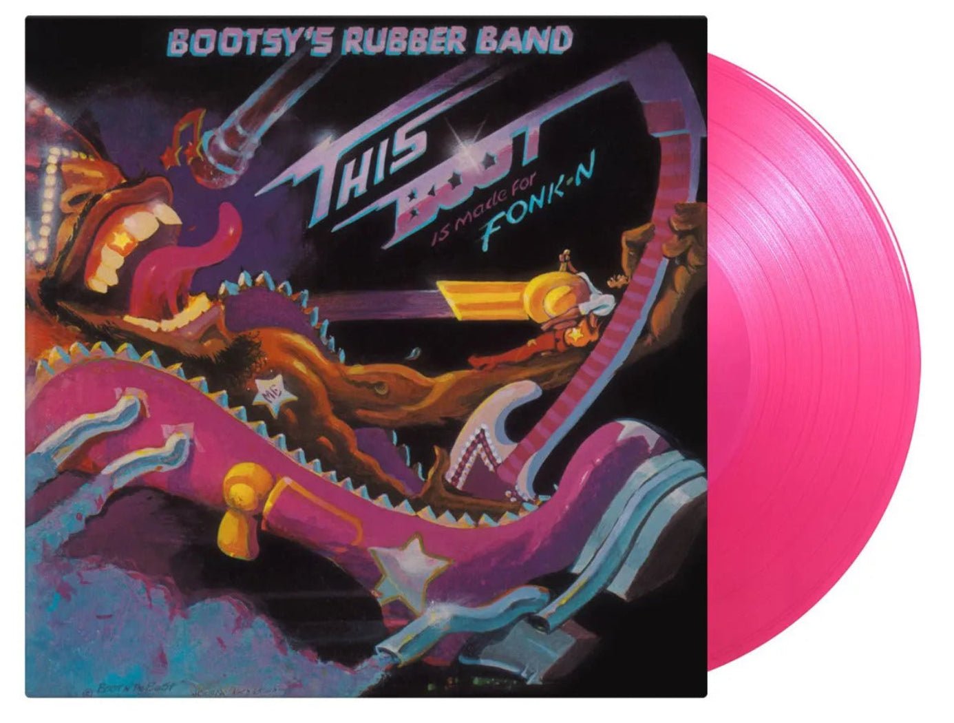 Bootsy's Rubber Band - This Boot Is Made For Fonk-N LP Magenta Vinyl - 2 - LP - Orchard Records