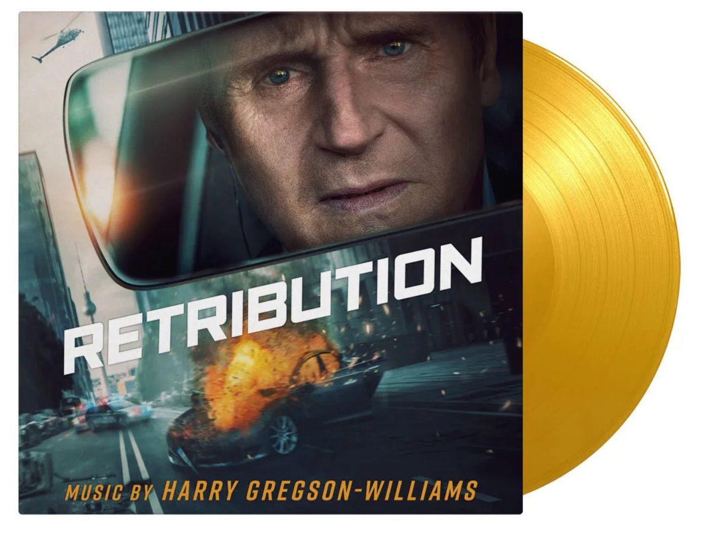 Retribution original soundtrack LP on limited edition yellow vinyl