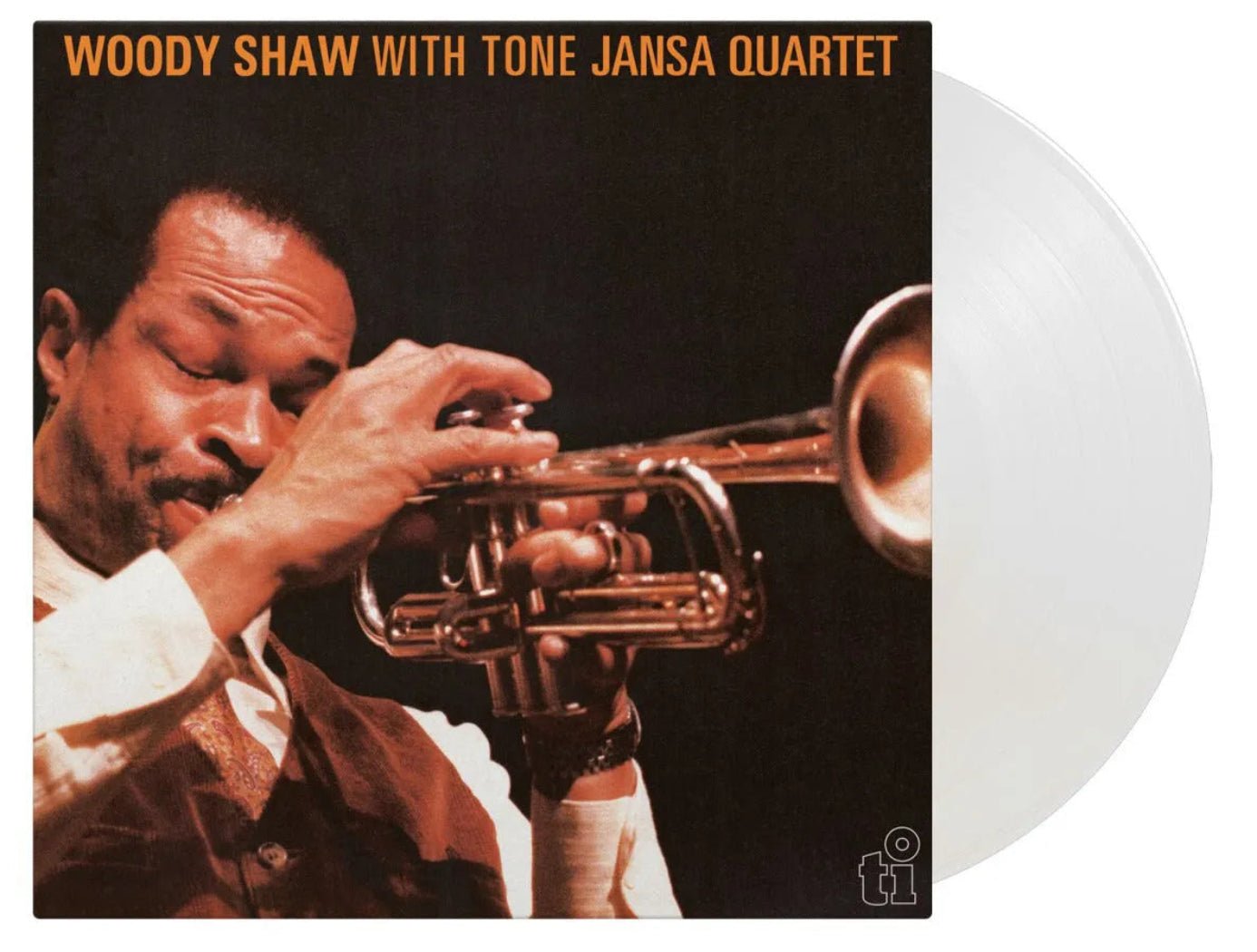 Woody Shaw With Tone Jansa Quartet white vinyl album cover