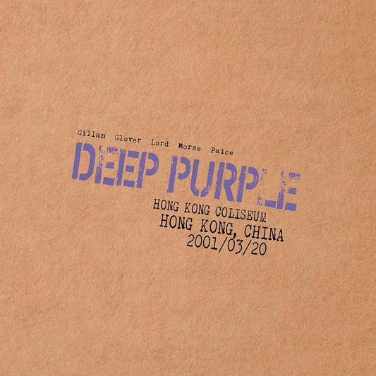 Deep Purple Live In Hong Kong 2001 LP The Soundboard Series capturing pure rock