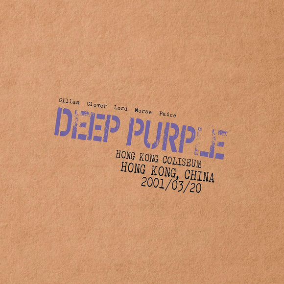 Deep Purple - Live In Hong Kong 2001 (5914022) 3 LP Set Purple Marbled Vinyl