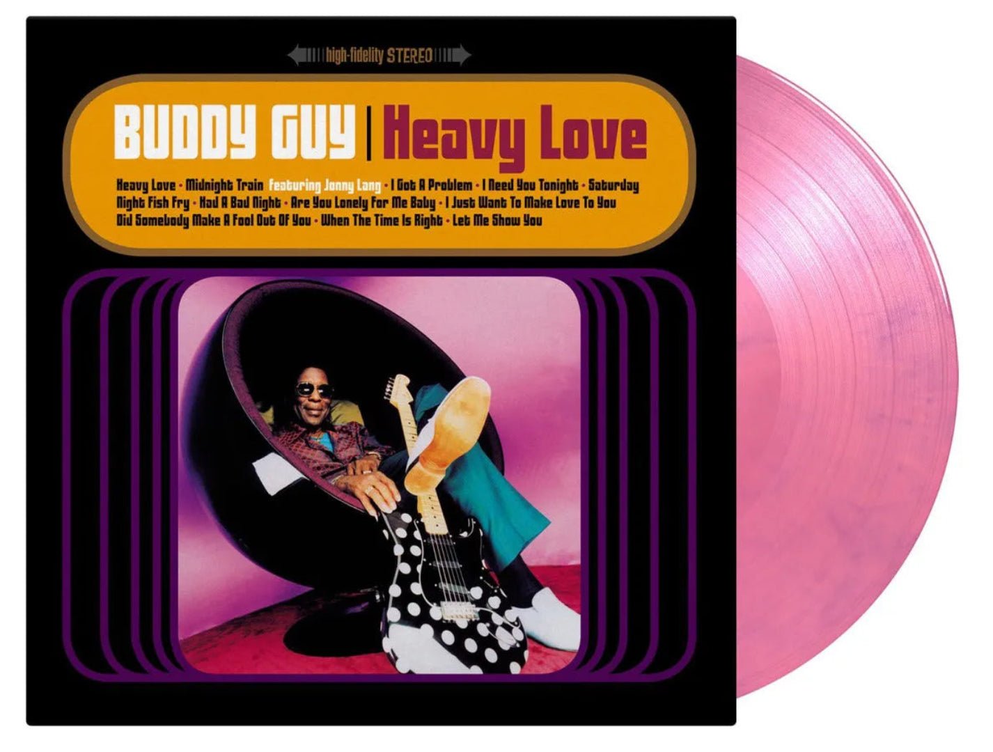 Heavy Love gatefold sleeve vinyl by Buddy Guy with blues-rock classics