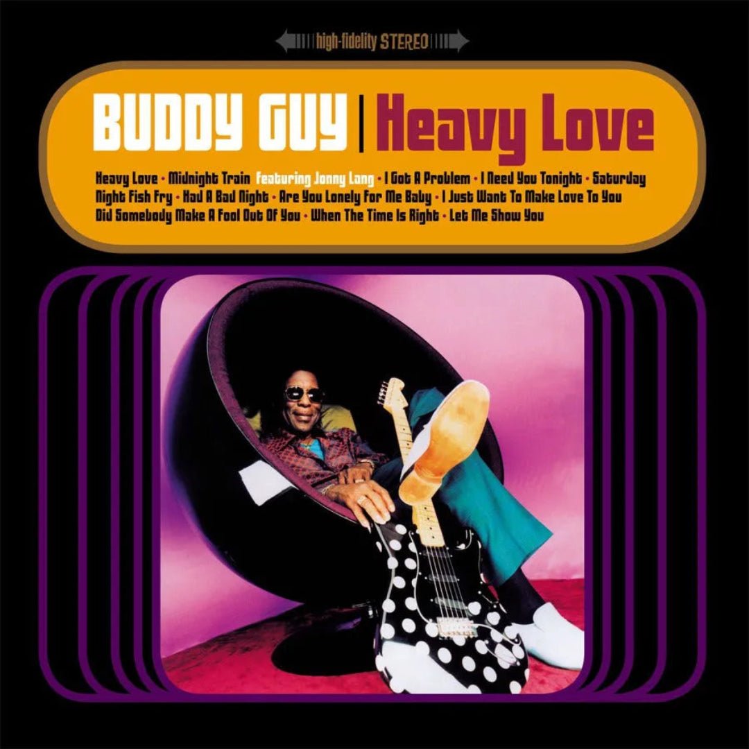 Buddy Guy Heavy Love 25th anniversary pink purple marbled vinyl edition