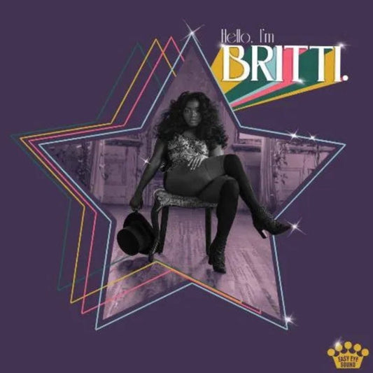 Britti Hello I’m Britti debut album cover with soulful New Orleans style