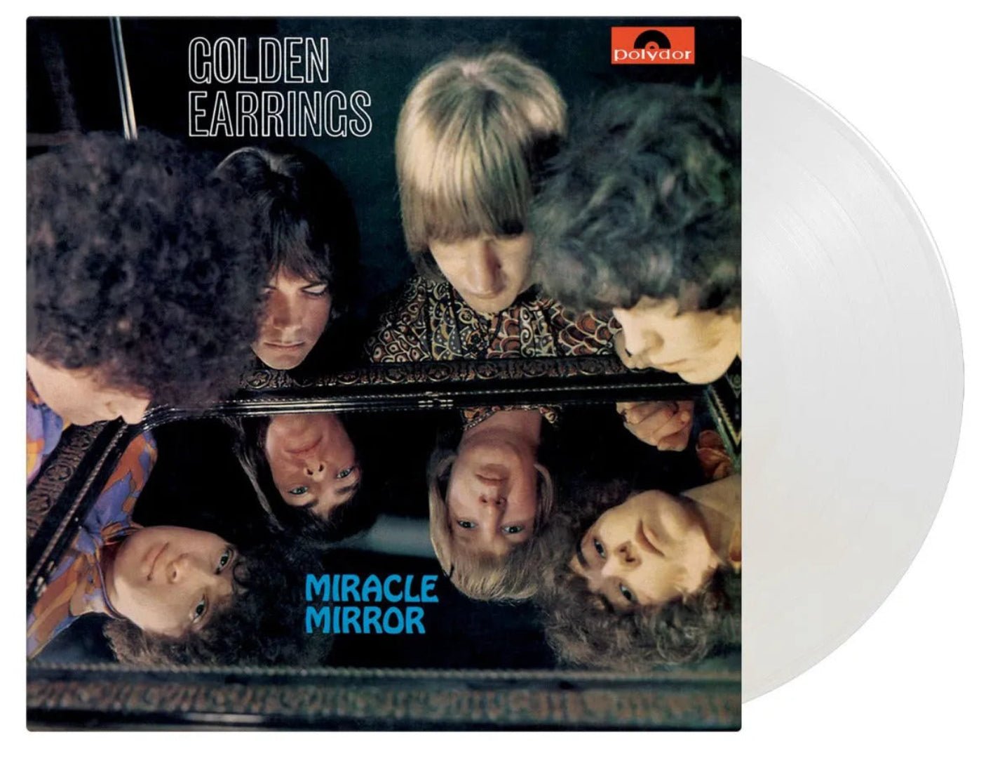 Crystal clear vinyl LP of Miracle Mirror with gatefold packaging and lyric sheet